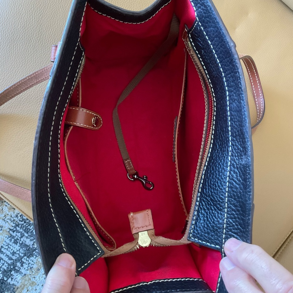 Dooney & Bourke Black Small Lexington Shoulder Bag Tote - Picture 5 of 6